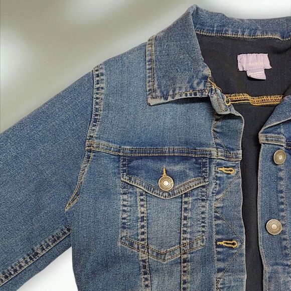 Laura Scott Stretch Denim Jean Jacket - Picture 4 of 10